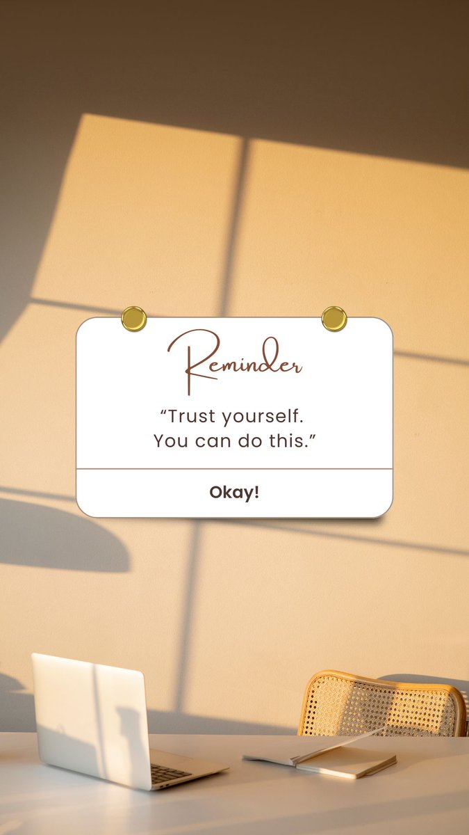 AngelouGabane's tweet photo. Hey, VA! 🚀 Just a little reminder: Trust yourself; you can do this. Okay? 💡✨ Keep pushing, keep growing. You’re closer than you think! 💻💙 

#VirtualAssistant #Motivation #TrustYourself #FreelancerMindset #YouGotThis #VAJourney #SuccessMindset #RemoteWork #StayInspired https://t.co/7U07I8cHU9