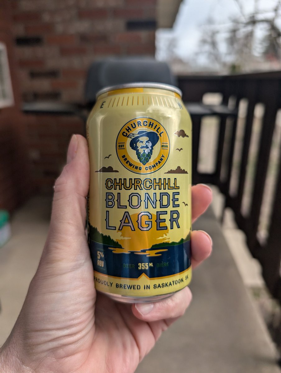 Firing up the bbq tonight and enjoying this great #saskatchewan craft from <a href="/churchillbrew/">Churchill Brewing Company</a> 🍻 #happyhour #SaturdayVibes