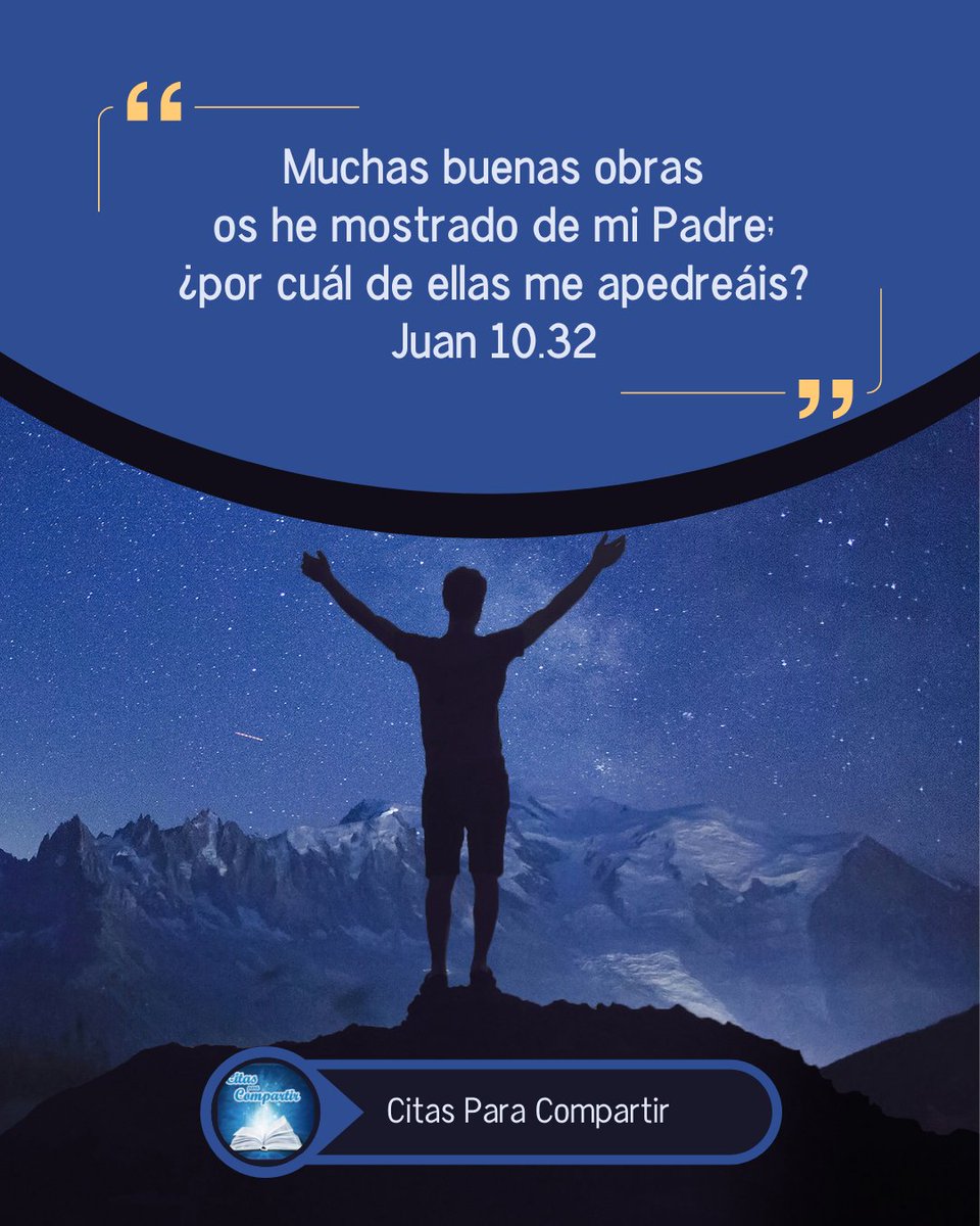 citaspcompartir's tweet photo. 💭 Los líderes judíos intentaron cumplir la directiva que se encuentra en Levítico 24.16 con respecto a los blasfemos (los que afirman ser Dios). Tenían la intención de apedrear a Jesús.
Biblia del diario vivir, (Editorial Caribe, 2000)

#CitasParaCompartir #Biblia #Venezuela https://t.co/51LTzDvpTa