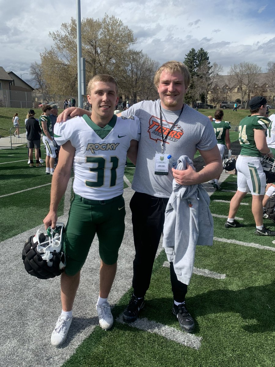 After an amazing junior day at Rocky and great conversation with <a href="/CoachWil98/">Coach Wilson</a> I have received my first offer to play college football!!! <a href="/Rocky_Football/">Rocky Football</a> <a href="/COACH_CAMP1/">Coach K</a> <a href="/TheCoachRuss/">Coach Russ Hale</a> <a href="/SamMoraJr/">Coach Samuel Mora Jr.</a> <a href="/Coach_Stutz/">Chris Stutzriem</a> <a href="/Coach_Dunning/">Joe Dunning</a> #AG2G