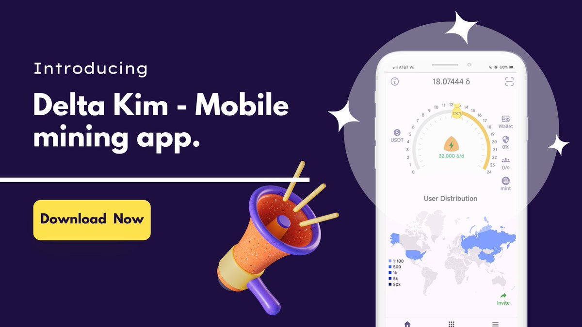 TheDeltaKim's tweet image. Introducing Delta –  a revolutionary digital money platform that lets you mine crypto directly from your mobile device, no private keys, no password, no hassle!

Delta empowers everyone to participate in the decentralized economy.

Download now: delta.kim/en/download/