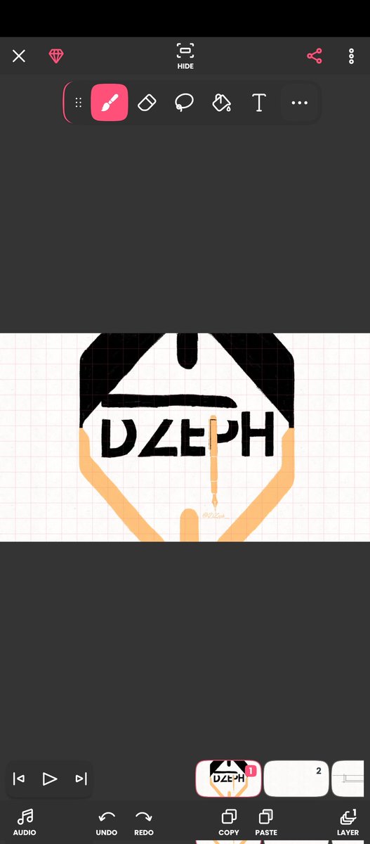 DZeph_'s tweet photo. I'm back 🎨 

#flipaclip #2danimation #Logo #LogoDesign #animation https://t.co/sfez8sDJGm