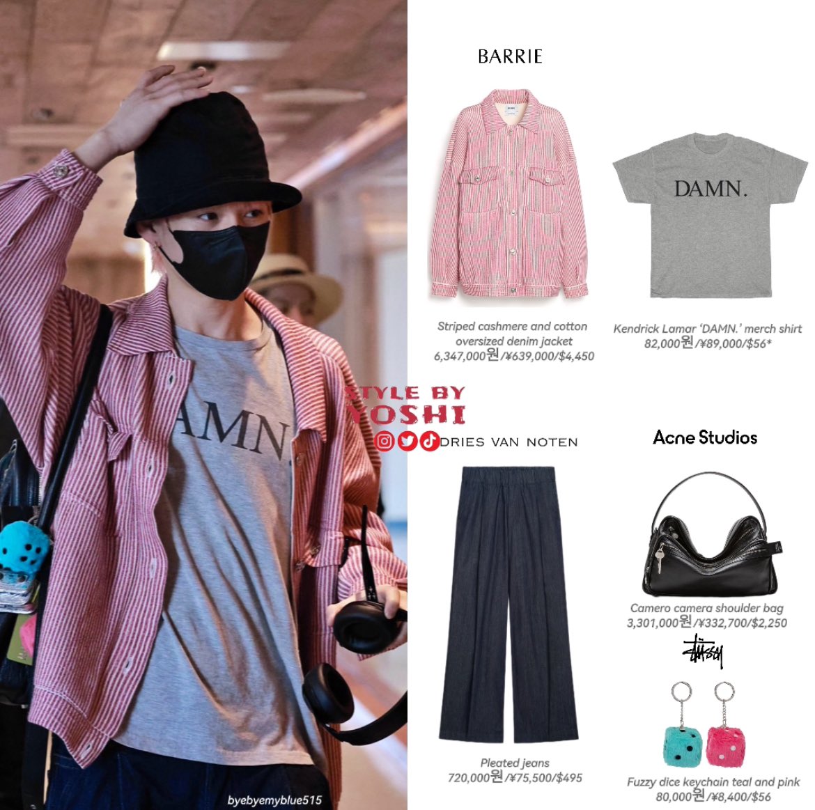 250409 #YOSHI [Airport 🇺🇸 IAD 🛫🇺🇸SFO] 🏷️ #BARRIE jacket