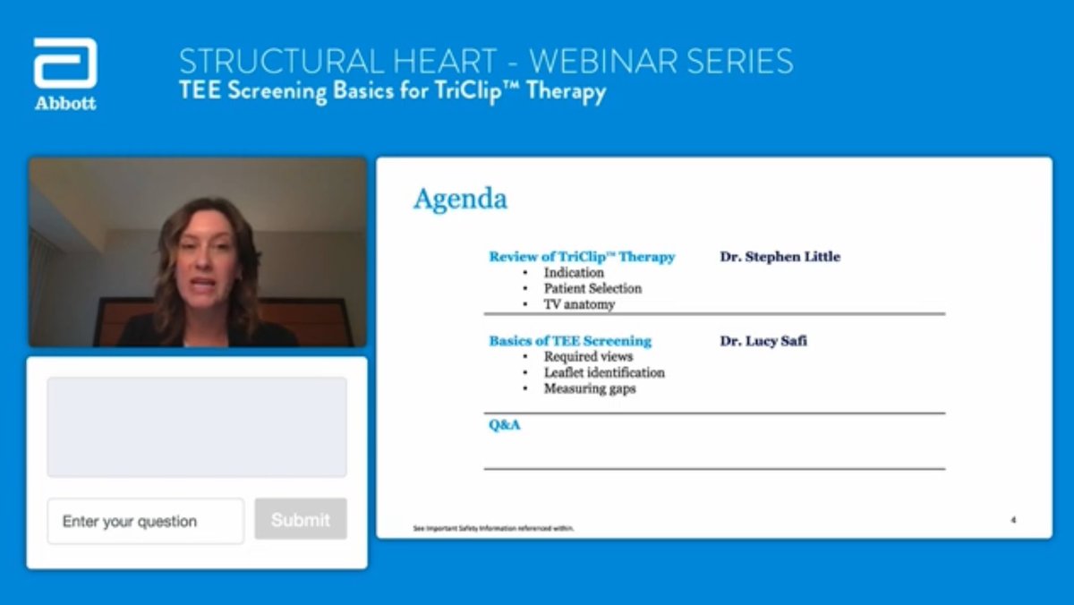 Dr. Gilbert Tang (@gilberttangmd) on Twitter photo Must watch <a href="/YouTube/">YouTube</a> video lecture by <a href="/SLittleMD/">Stephen Little, MD</a> and <a href="/LucySafi/">Lucy</a> on #TEE imaging for T-TEER #TriClip to streamline screening and workflow so it’s reproducible even in early experienced programs and starters around the world! Thank you <a href="/AbbottCardio/">Abbott Cardiovascular</a> for putting this online! Must watch <a href="/YouTube/">YouTube</a> video lecture by <a href="/SLittleMD/">Stephen Little, MD</a> and <a href="/LucySafi/">Lucy</a> on #TEE imaging for T-TEER #TriClip to streamline screening and workflow so it’s reproducible even in early experienced programs and starters around the world! Thank you <a href="/AbbottCardio/">Abbott Cardiovascular</a> for putting this online!