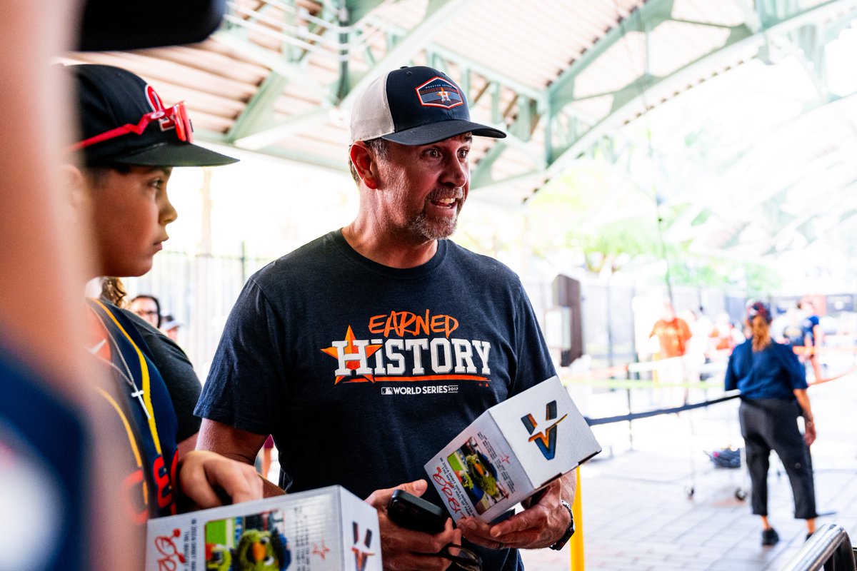 astros's tweet photo. @Phillips66Co brought the go!

During tonight's giveaway, one lucky fan won The Golden Bobblehead, which gives free fuel for a year and a signed Yordan Alvarez jersey!

#TheNextFrontier https://t.co/FYFRfaB7Bk