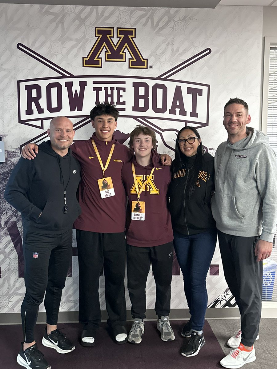 Kai Meza 3⭐️ (@kaimeza7) on Twitter photo ALL GLORY TO GOD!!! I’m Extremely Blessed to Announce my Commitment to <a href="/GopherFootball/">Minnesota Football</a> #RTB
<a href="/Coach_Fleck/">P.J. Fleck</a> <a href="/KjarEric/">Eric kjar</a> <a href="/CoachMGSimon/">Matt Simon</a> <a href="/WillxDrew/">Will Drew</a> <a href="/Callybrian/">Brian Callahan</a> <a href="/CoachHarbaugh/">Greg Harbaugh, Jr.</a> @Coach_Mathurin <a href="/BlairAngulo/">Blair Angulo</a> <a href="/BrandonHuffman/">Brandon Huffman</a> <a href="/adamgorney/">Adam Gorney</a> ALL GLORY TO GOD!!! I’m Extremely Blessed to Announce my Commitment to <a href="/GopherFootball/">Minnesota Football</a> #RTB
<a href="/Coach_Fleck/">P.J. Fleck</a> <a href="/KjarEric/">Eric kjar</a> <a href="/CoachMGSimon/">Matt Simon</a> <a href="/WillxDrew/">Will Drew</a> <a href="/Callybrian/">Brian Callahan</a> <a href="/CoachHarbaugh/">Greg Harbaugh, Jr.</a> @Coach_Mathurin <a href="/BlairAngulo/">Blair Angulo</a> <a href="/BrandonHuffman/">Brandon Huffman</a> <a href="/adamgorney/">Adam Gorney</a>