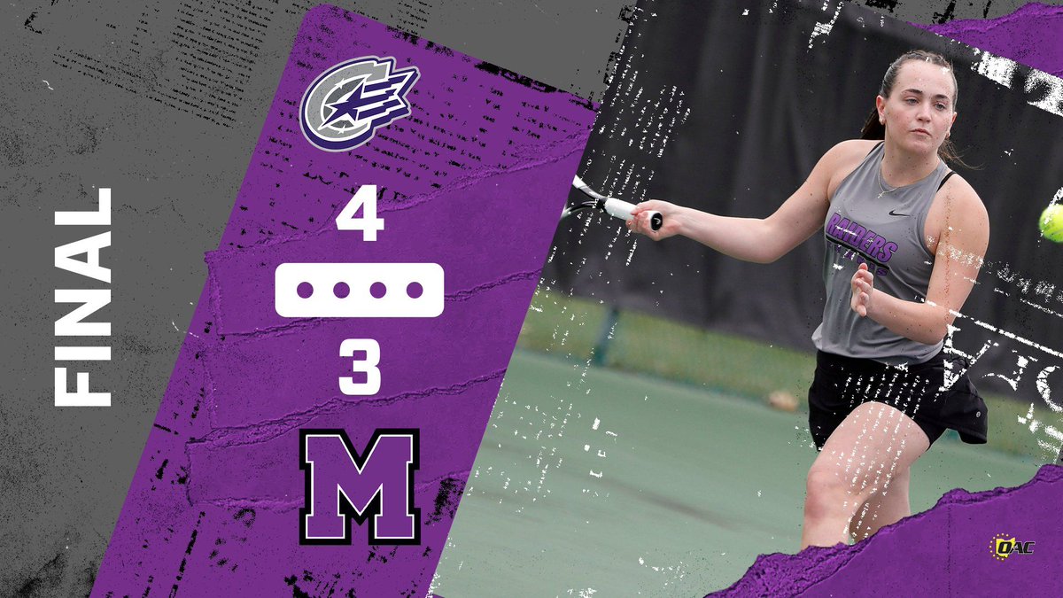 Women’s Tennis: Raiders Edged by Capital on the Road 

📰 buff.ly/6vI2geq