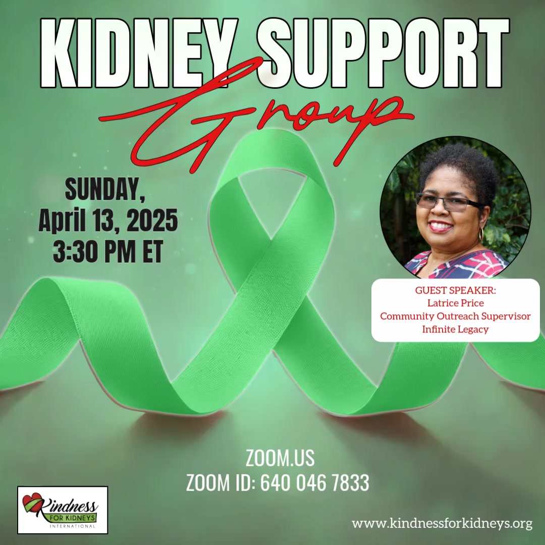 Organ Procurement Organizations play an integral role in the transplant process. Join us tomorrow at 3:30 p.m. ET. Latrice Price from @Infinitelegacyopo will be our guest speaker. You don’t want to miss it! 

The Zoom information is on the flyer. See you there!