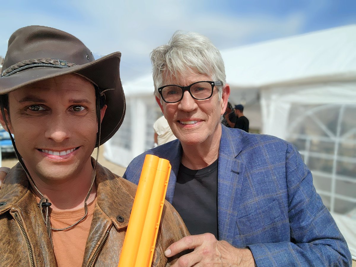 It was nice working with <a href="/EricRoberts/">Eric Roberts</a> in my current film #desertfiends2 for the 1st time since he played my character's enabler in a previous film, "Amityville Bigfoot."