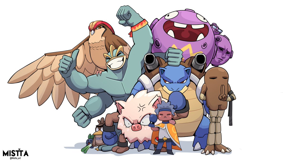 Here is Joanchito's Kanto Champions! 👊
#OCPokemonCollab