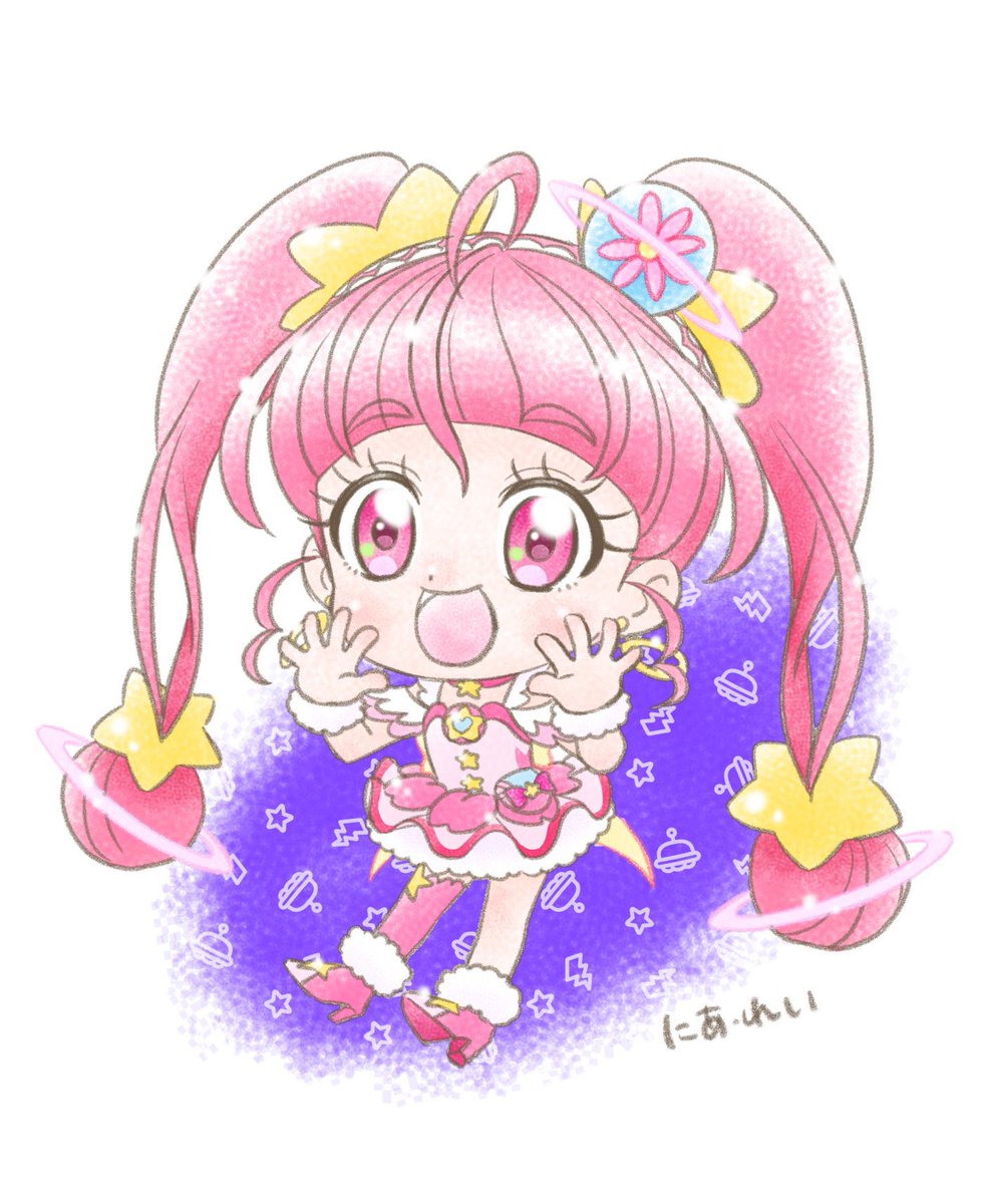 昨日はキュアスターとパムパムのお誕生日でした！お祝いが遅くなってごめんね〜！
おめでとう！
#precure #プリキュア