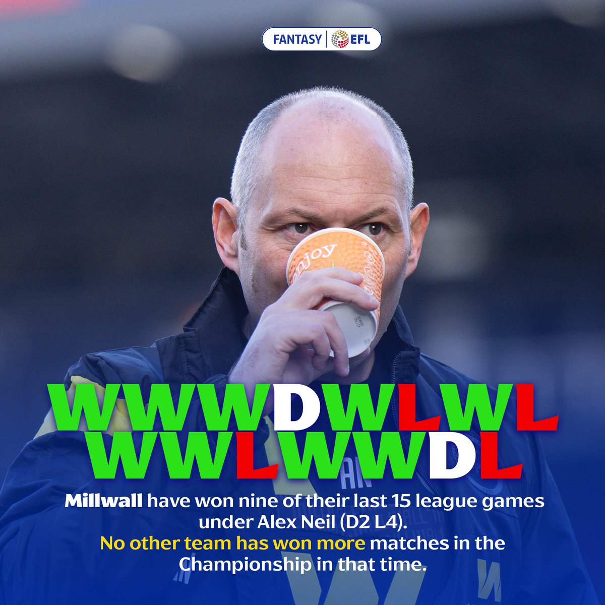 FEFLOfficial's tweet photo. Alex Neil's Millwall are the most in-form team in the @SkyBetChamp right now 👏

🦁 Were they one of your selected Clubs?

#FantasyEFL |  @MillwallFC https://t.co/OYAMqDTHyI