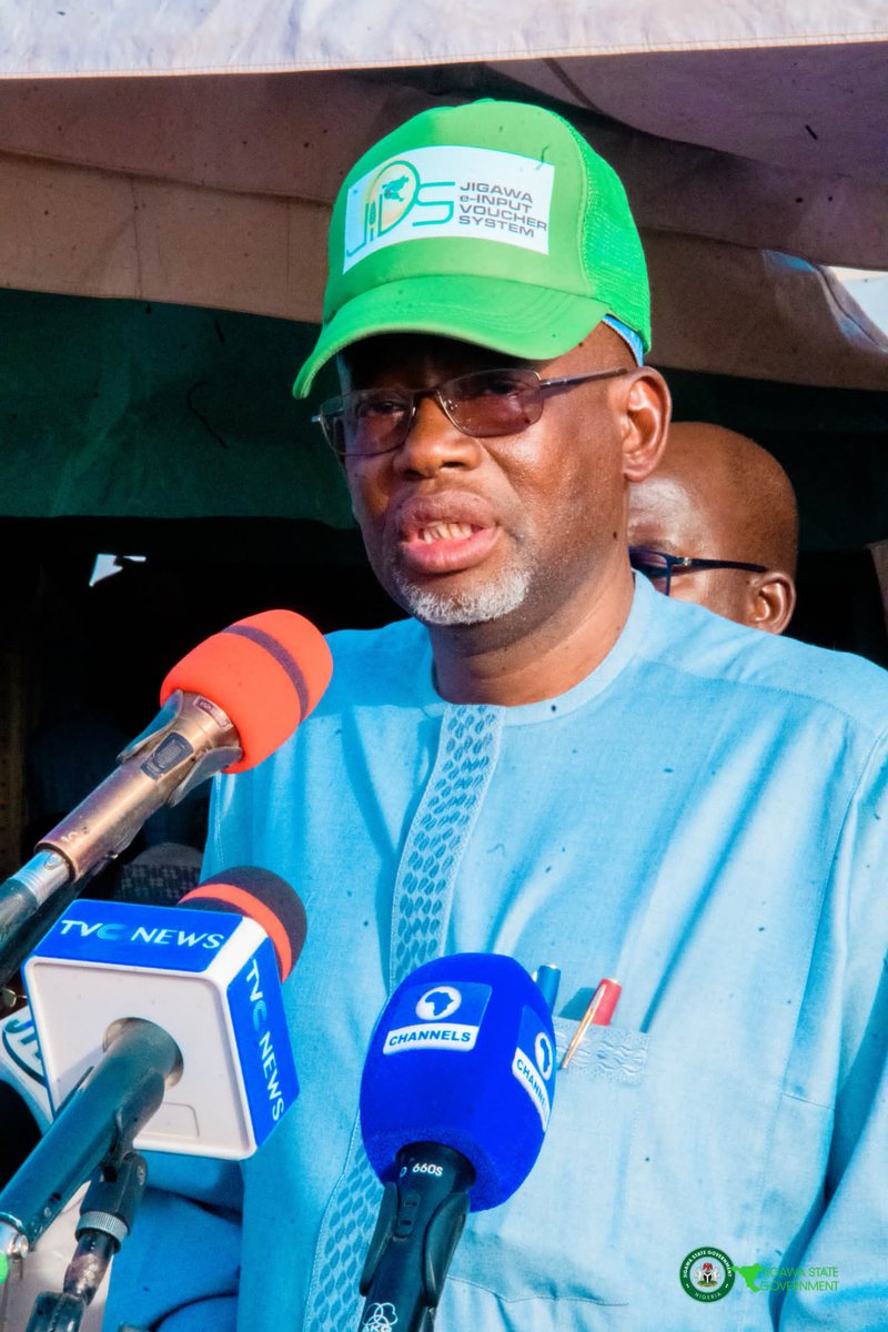 uanamadi's tweet photo. This Saturday at Auyo Local Government, I launched the Jigawa Rice Value Chain Development Programme & Flagged off the 2025 Dry Season Rice Production Programme. This dual event underscores our administration's dedication to food security, agricultural productivity, and farmer empowerment initiatives.

We have established an ambitious target of 3.6 million metric tonnes of annual rice production, and I am confident that with diligent farmers, committed stakeholders, and supportive partners, this goal can be achieved. For the current dry season alone, over 58,500 farmers across 27 localities will cultivate more than 130,000 hectares using improved seed varieties, modern cultivation techniques including fertilization, weed control, and irrigation.

This initiative aims not simply for increased output but complete transformation. Through the Rice Value Chain Development project, we will roll out full mechanization, processing hub development, and improved access to local and global markets. We pledge to transform Jigawa into Nigeria's leading rice producer and a vibrant agribusiness and rural prosperity center.

As we advance, I urge all farmers to make the most of this opportunity. You have my assurance that this administration will sustain the necessary backing and policies for success. 

Working together, we will build a stronger, self-reliant Jigawa powered by agricultural growth and lasting community development.