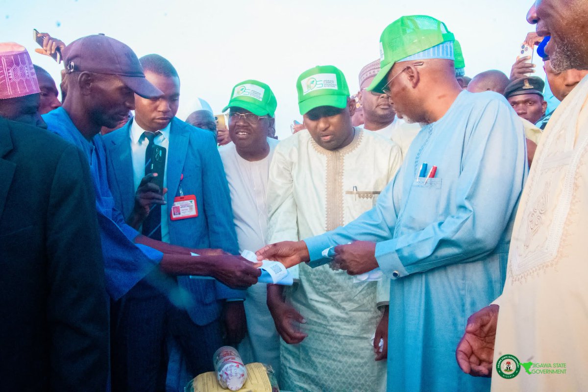 uanamadi's tweet photo. This Saturday at Auyo Local Government, I launched the Jigawa Rice Value Chain Development Programme & Flagged off the 2025 Dry Season Rice Production Programme. This dual event underscores our administration's dedication to food security, agricultural productivity, and farmer empowerment initiatives.

We have established an ambitious target of 3.6 million metric tonnes of annual rice production, and I am confident that with diligent farmers, committed stakeholders, and supportive partners, this goal can be achieved. For the current dry season alone, over 58,500 farmers across 27 localities will cultivate more than 130,000 hectares using improved seed varieties, modern cultivation techniques including fertilization, weed control, and irrigation.

This initiative aims not simply for increased output but complete transformation. Through the Rice Value Chain Development project, we will roll out full mechanization, processing hub development, and improved access to local and global markets. We pledge to transform Jigawa into Nigeria's leading rice producer and a vibrant agribusiness and rural prosperity center.

As we advance, I urge all farmers to make the most of this opportunity. You have my assurance that this administration will sustain the necessary backing and policies for success. 

Working together, we will build a stronger, self-reliant Jigawa powered by agricultural growth and lasting community development.