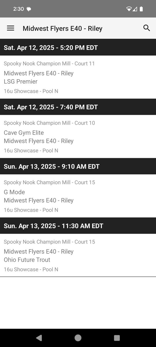 ashergamble30's tweet image. Here’s my schedule for the weekend!
@ Spooky Nook Champion Mill
Hamilton, OH
#MadeHoops