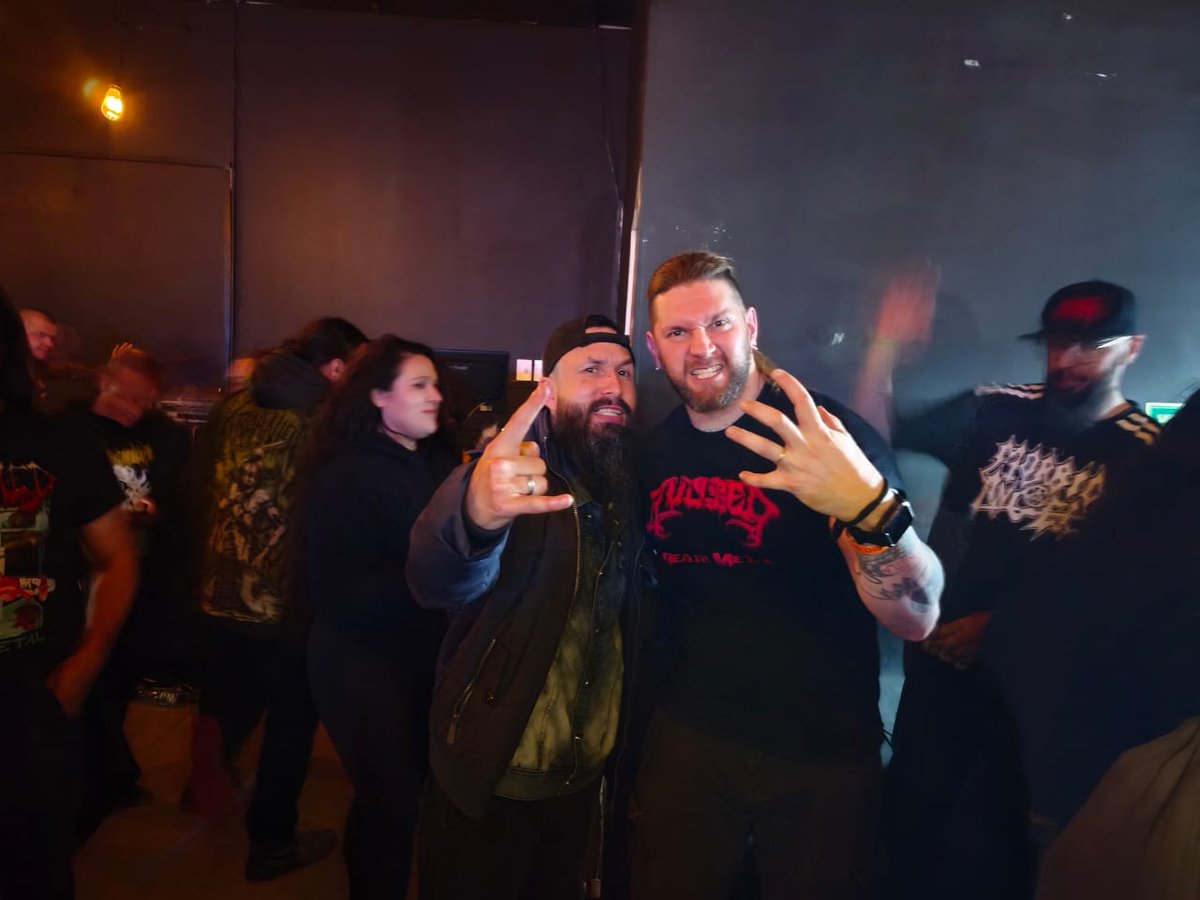 LuisForero540's tweet image. Con Alejandro Lobo ##Avulsed 🤘🏻👊🏻🤘🏻