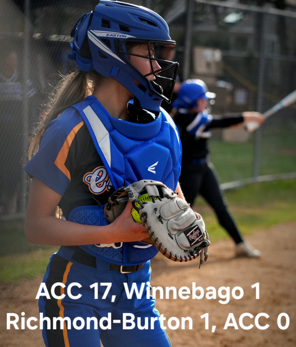 Chargers Softball (@acc_fastpitch) on Twitter photo Splitsville today in Richmond, IL.
Gm 1: W
A Gambro 2/2, 3 R, 2 RBI
Pleckham 2/3, 2 R, 2 RBI
Delgado 2/3 1 R
K Gambro: W 2 hitter, 2/4 2 R, 4 RBI
GM 2: Tough loss to RB.
Brummel CG , 4 hitter, 1 unearned run allowed
<a href="/ACC_Athletics/">ACC Athletics</a> <a href="/RickArmstrong28/">Rick Armstrong</a> <a href="/KaneCountyPreps/">KaneCountyPreps</a> <a href="/j_boenitz2/">Joel Boenitz</a> Splitsville today in Richmond, IL.
Gm 1: W
A Gambro 2/2, 3 R, 2 RBI
Pleckham 2/3, 2 R, 2 RBI
Delgado 2/3 1 R
K Gambro: W 2 hitter, 2/4 2 R, 4 RBI
GM 2: Tough loss to RB.
Brummel CG , 4 hitter, 1 unearned run allowed
<a href="/ACC_Athletics/">ACC Athletics</a> <a href="/RickArmstrong28/">Rick Armstrong</a> <a href="/KaneCountyPreps/">KaneCountyPreps</a> <a href="/j_boenitz2/">Joel Boenitz</a>