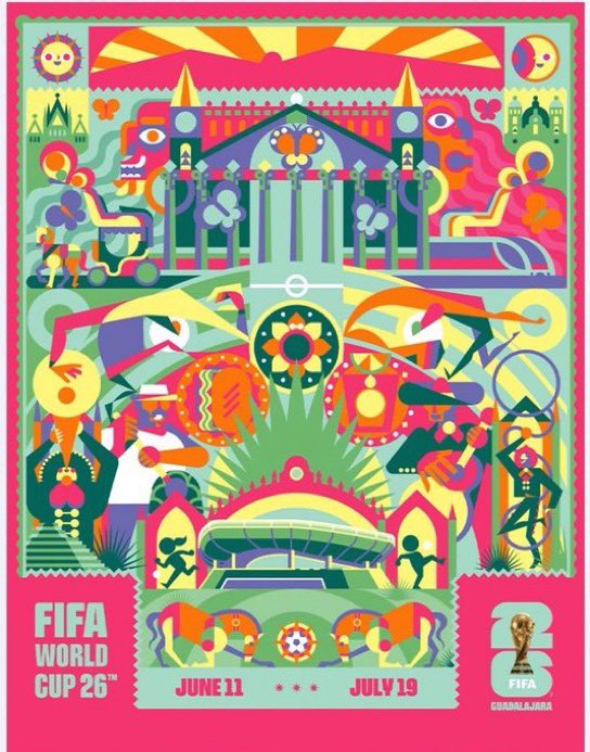 AlertaNews24's tweet photo. 🇲🇽⚽️ | Los pósters del Mundial 2026 para CDMX, Guadalajara y Monterrey. https://t.co/vr0Q5CO6kC