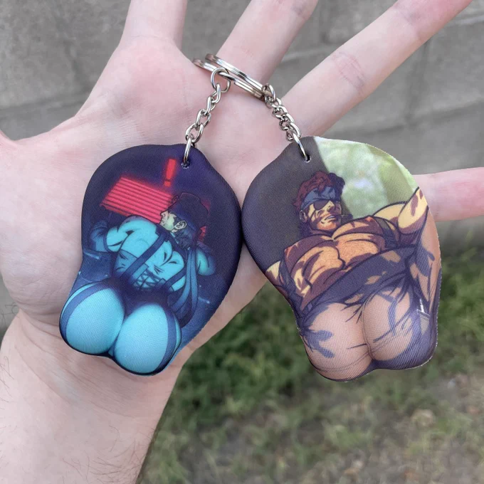 GUYS LOOK WHAT CAME!!!!!!!!MINI MOUSEPAD KEYCHAINS!!!!! #mgs 