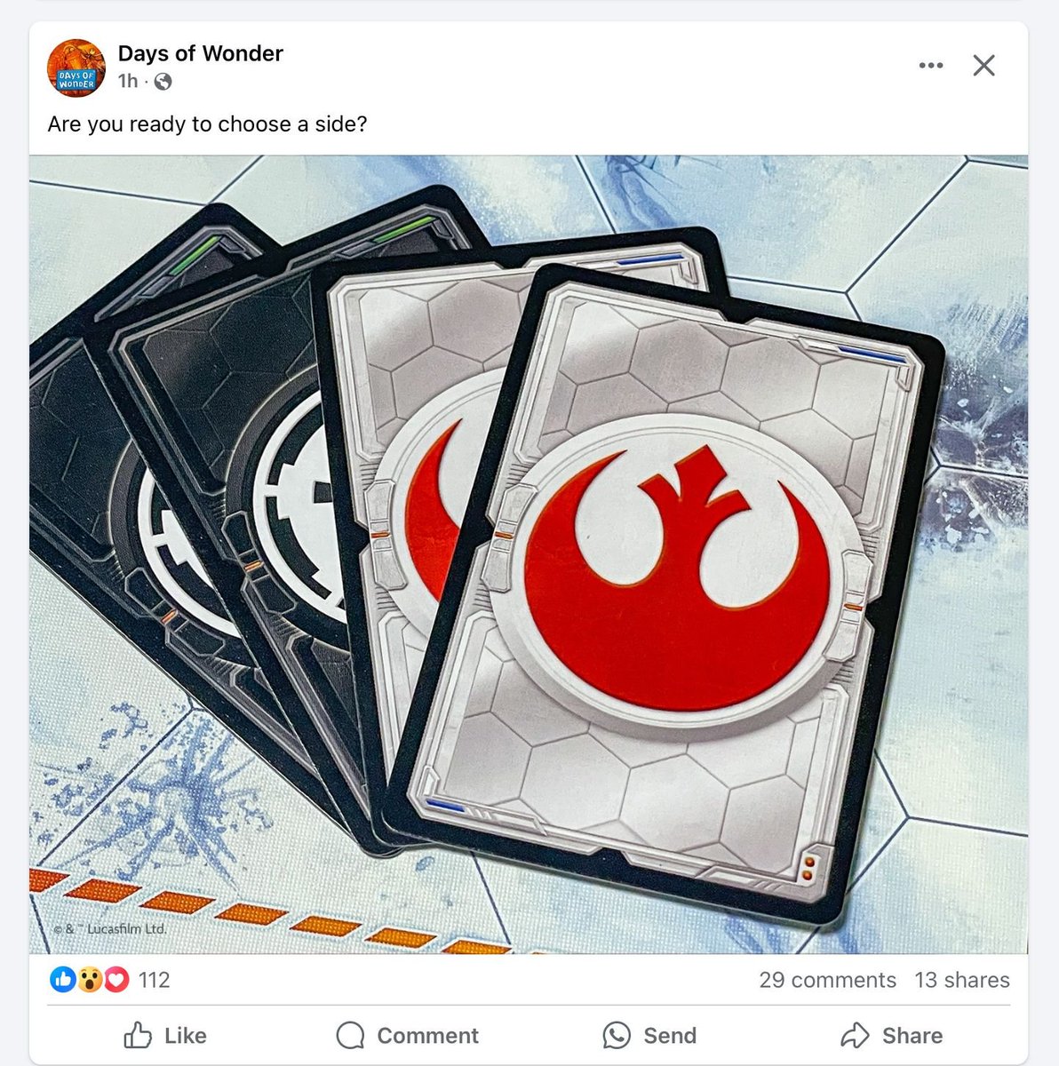 Werthead's tweet photo. NEWS: Mighty board game series COMMAND & COLORS licences STAR WARS for the Battle of Hoth
https://t.co/6CoaFicqFL
#StarWars #daysofwonder #Memoir44 https://t.co/FEhxAf987g