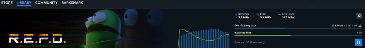 Guess I'll join the REPO train! 
He got the game so I got it as well! Expect some terrified shenanigans soon!