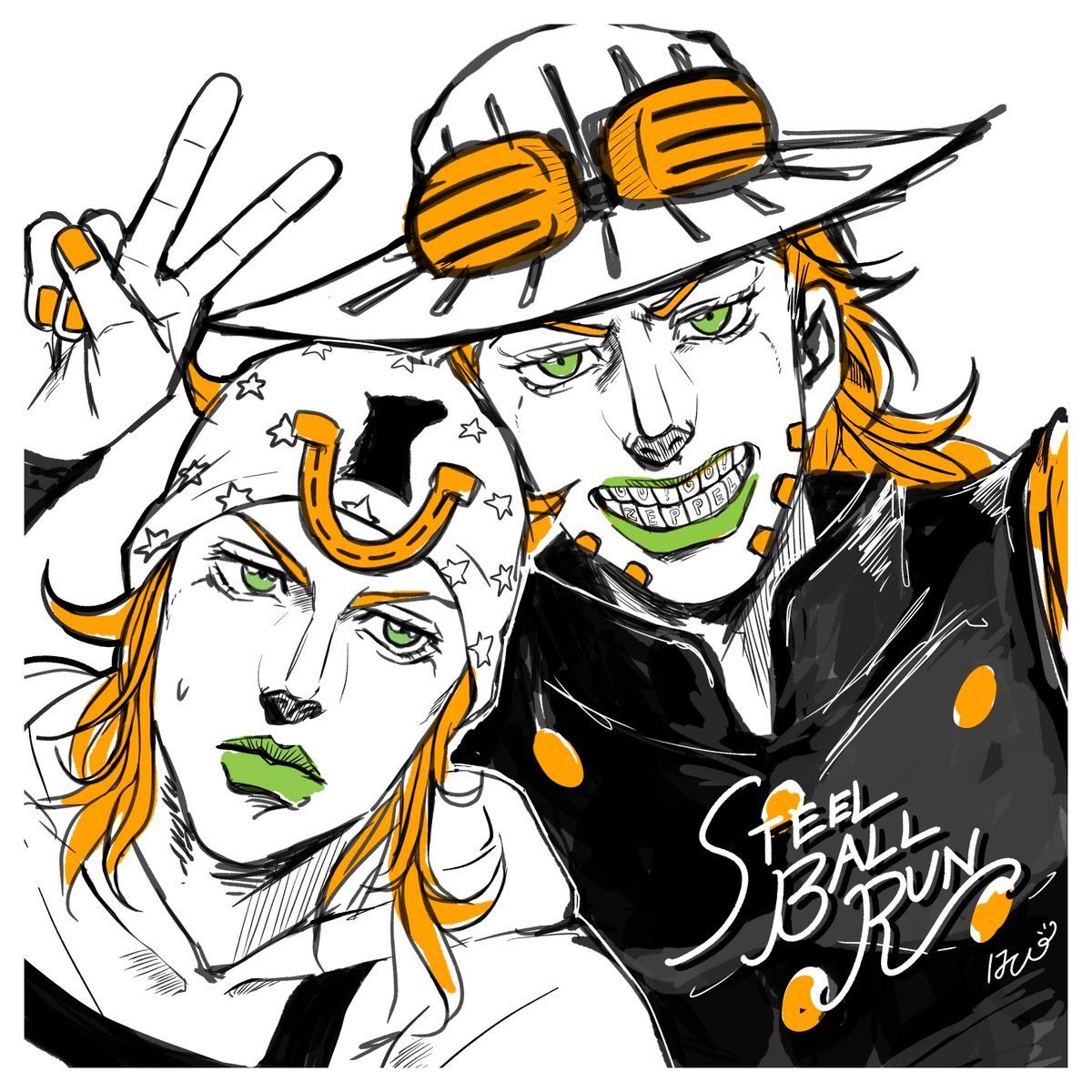 SBRアニメ化おめでとうの絵！！！🏇
楽しみだァーーーーッ！！！