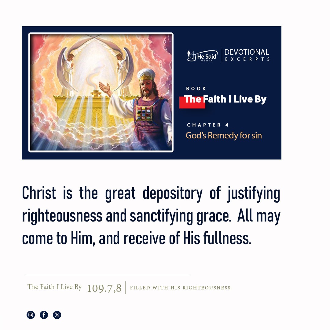 The more we know of God, the higher will be our ideal of character and the more earnest our longing to reflect His likeness. (FLB 109.5)

Blessed are they which do hunger and thirst after righteousness: for they shall be filled. (Matthew 5:6)

#GodLikeness📖