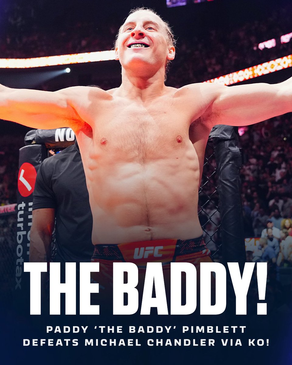 PADDY THE BADDY WITH COMPLETE AND UTTER DOMINATION! HE HAS FULLY ARRIVED! 😤

✅ To Win Via KO/TKO/DQ +350