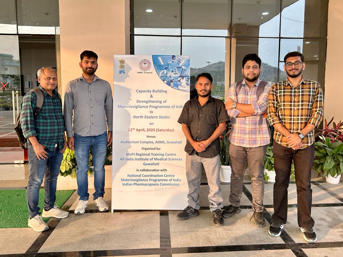 JBMSHST IITG (@jbmshst_iitg) on Twitter photo Students from JBMSHST, IIT Guwahati participated in a one-day training on “Capacity Building & Strengthening of Materiovigilance Programme of India in NE States” at AIIMS Guwahati on April 12, 2025.
Organized by <a href="/IPCommission/">The IP Commission</a> & @aiimsguwahati under <a href="/MoHFW_INDIA/">Ministry of Health</a>.
<a href="/MehtaFF/">Mehta Family Foundation</a> Students from JBMSHST, IIT Guwahati participated in a one-day training on “Capacity Building & Strengthening of Materiovigilance Programme of India in NE States” at AIIMS Guwahati on April 12, 2025.
Organized by <a href="/IPCommission/">The IP Commission</a> & @aiimsguwahati under <a href="/MoHFW_INDIA/">Ministry of Health</a>.
<a href="/MehtaFF/">Mehta Family Foundation</a>