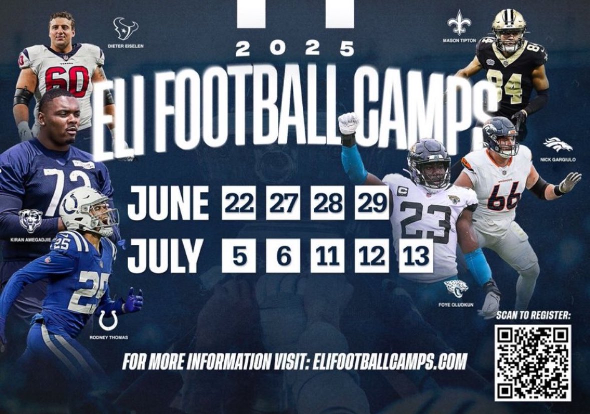 Thank you <a href="/CoachRenoYale/">Tony Reno</a>  <a href="/yalefootball/">Yale Football</a> for your the personal camp invite.