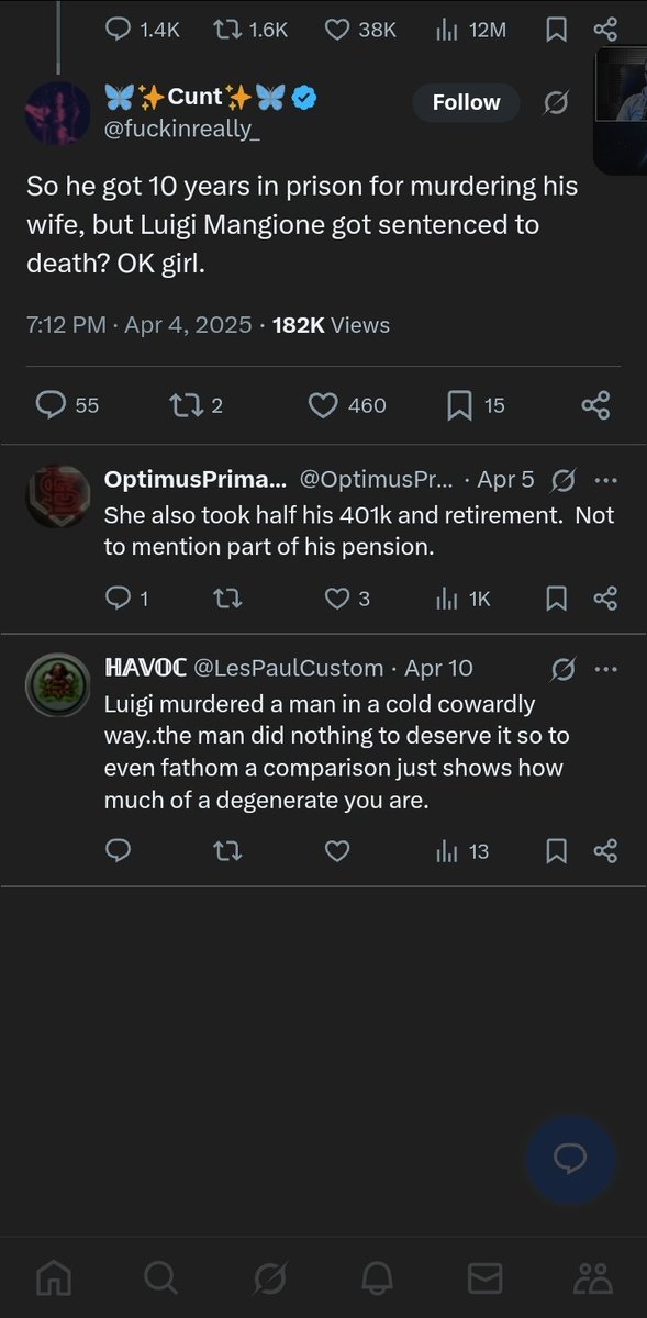 giitergobiin's tweet photo. @fuckinreally_ @WorldDarkWeb2 Damn. I can see two out of fifty-five replies. That's some hard-core censorship on Mangione. https://t.co/tueAxd0sgP