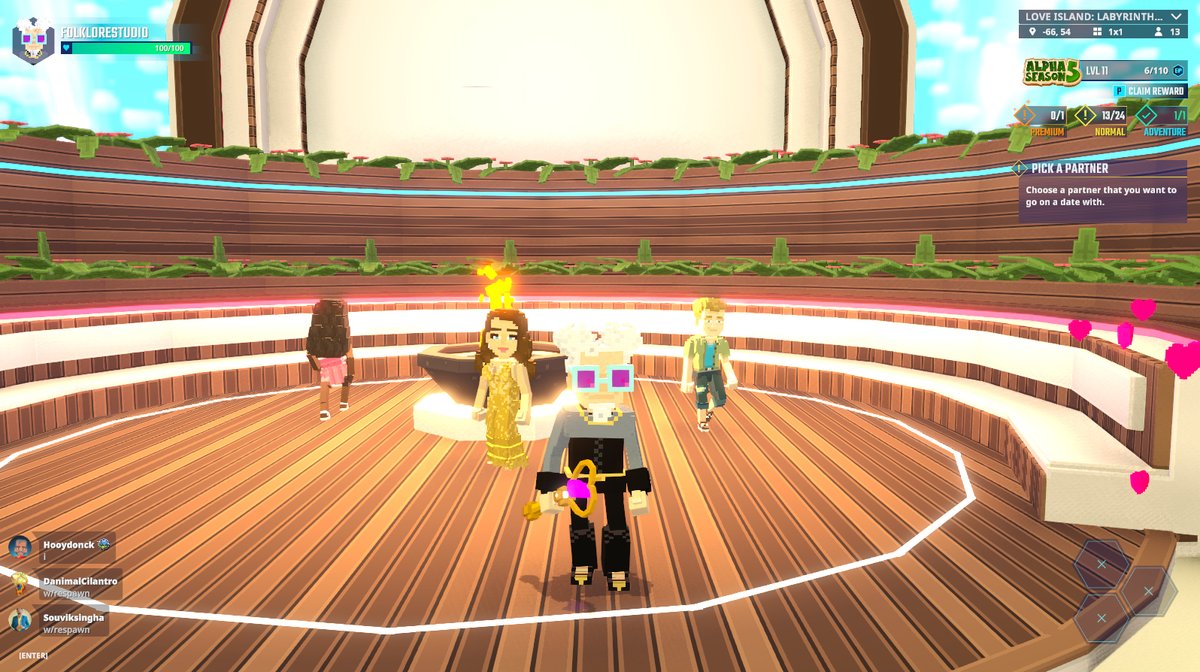 We're at the Love Island fire pity waiting to get our heads turned 👀 <a href="/TheSandboxGame/">The Sandbox</a> tsbga.me/TheSandbox #AlphaSeason5