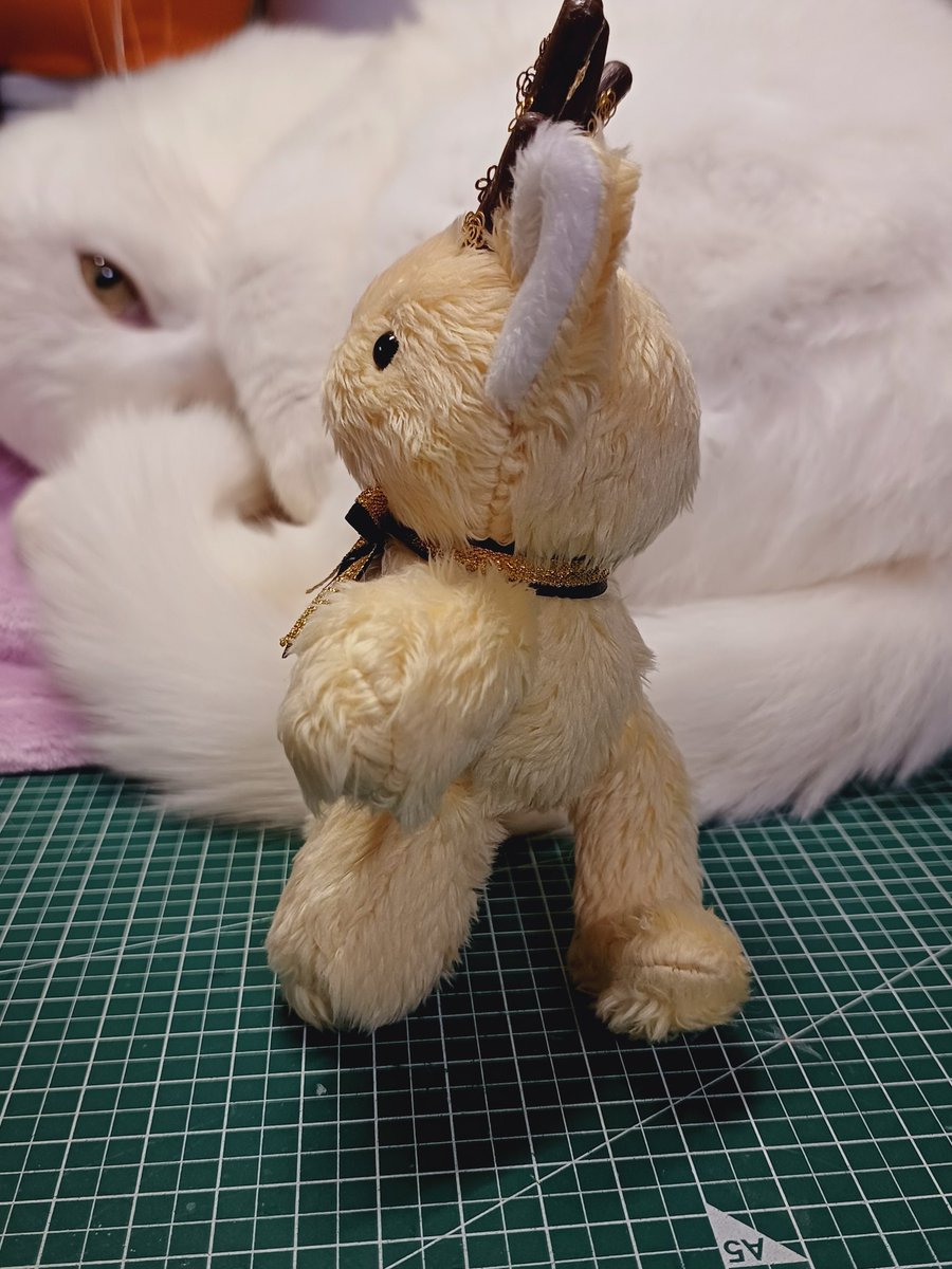 🐱알티이벤트!🌟
심란한 맘을 좀 달래보고자 마스코트님을 납치해왔습니다(아님)
미니미해진 마스코트님을 알티추첨 한분께 보내드려요!
귀랑 꼬리 도안은 곧 포타에 추가해드리도록 하겠습니다😊💕
꼬리에도 와이어가 들어있으며 자립하기는 브라운보다 쉽습니다!