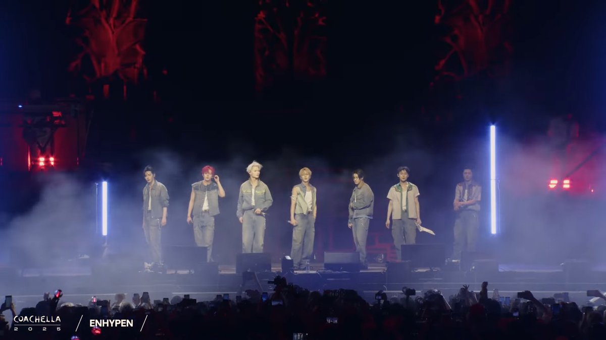 From your debut, your first fan meeting, your first world tour, and now to your first Coachella stage! You have come so far, ENHYPEN! I am so proud of your achievements! Good things will happen to good people like the seven of you. I am soo proud to be your fan.