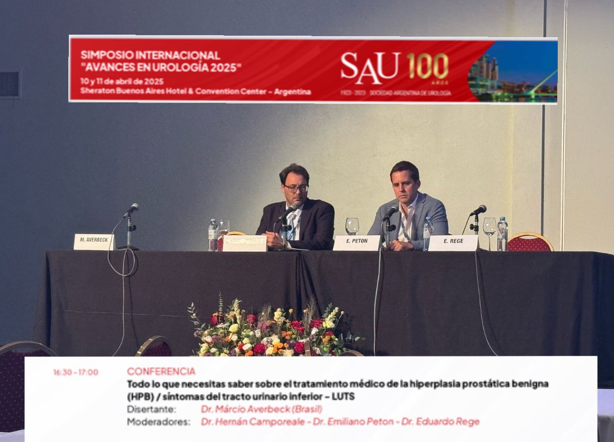 epeton's tweet photo. Simposio Internacional “Avances en Urología 2025” @SauUrologia https://t.co/2J9CrmS3yk