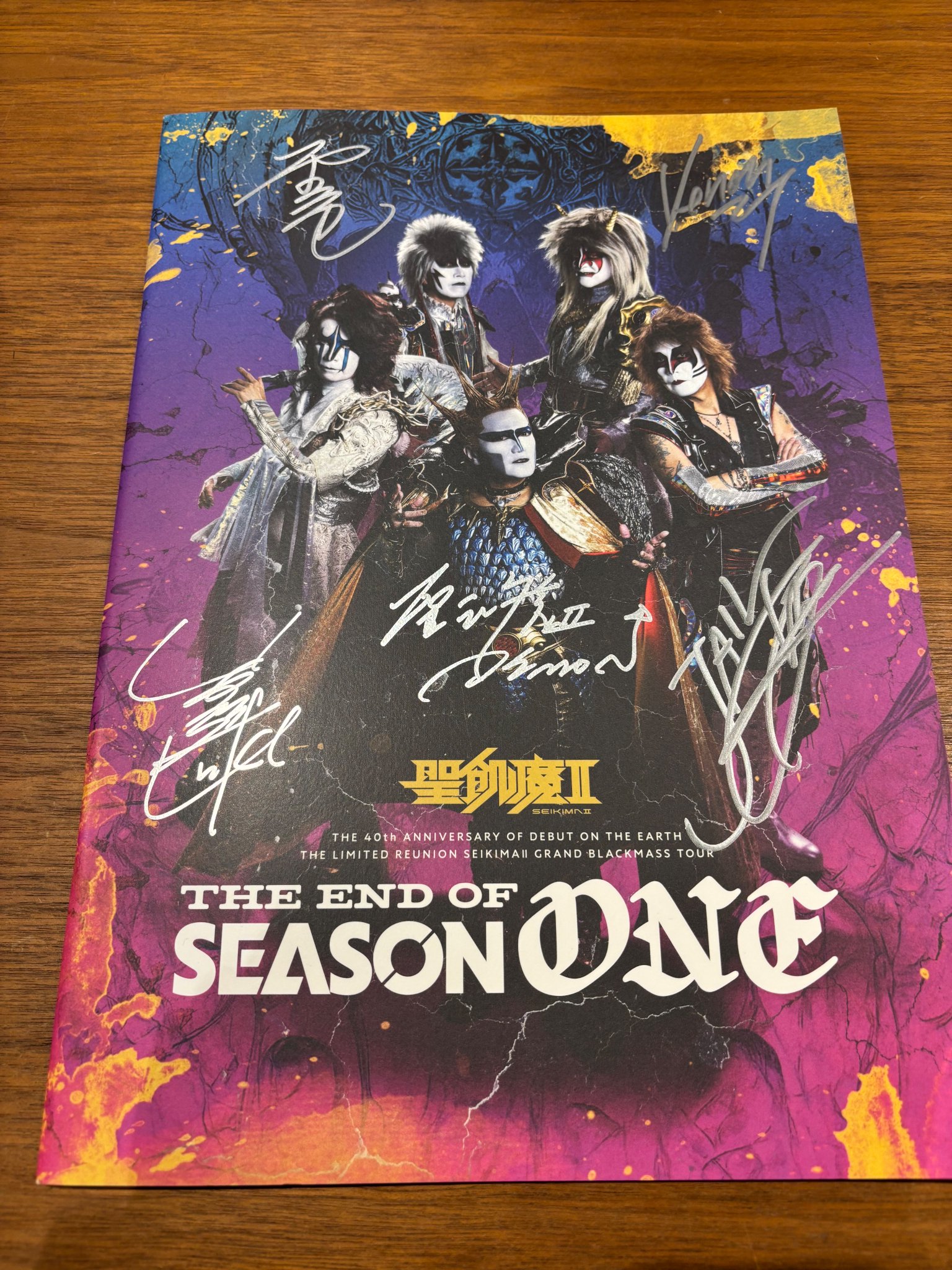 聖飢魔II サイン face to ace 直筆サイン入りCD KALEID-PARADE 3曲入り エース