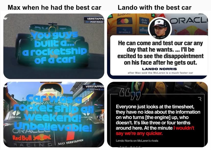 sakuragicho_sta's tweet image. "lando hate is so forced"
yeah i agree πππ lando's just begging to be hated at this point