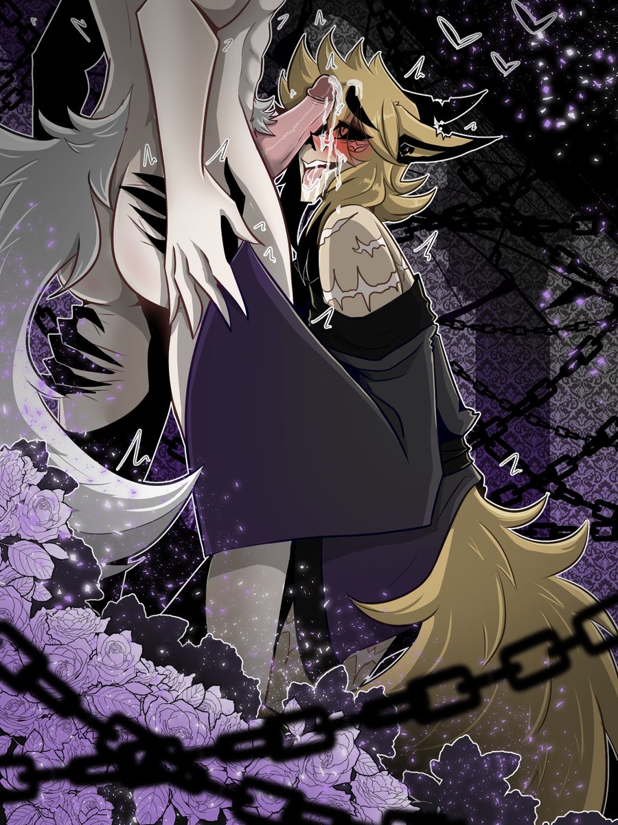 AlurionNox's tweet photo. Hi! I finally started making NSFW comics on my Patreon of my #originalStory "#GoldenIce", specifically about #Azulion, the chaos fox and #Hirron, the white king. I would be grateful for your support of this project =) #oc https://t.co/8Y8oFreMKS