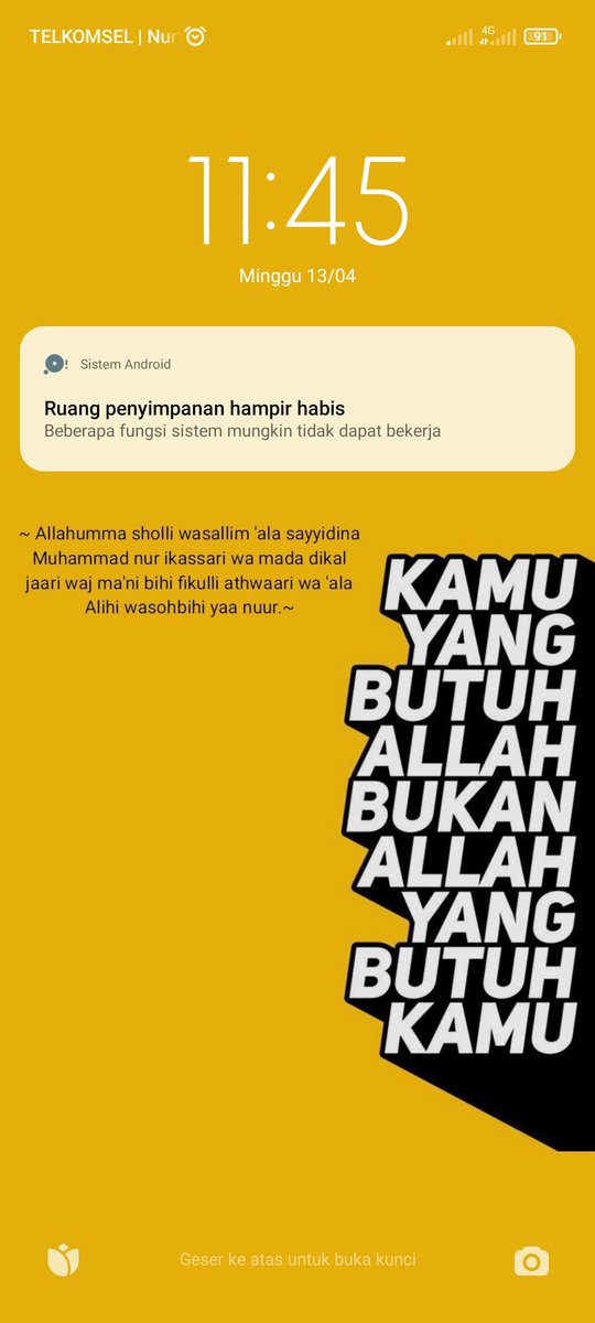 holylight22_'s tweet photo. @briankhrisna Ruang penyimpanan hampir habis https://t.co/GVHCMK8hKj