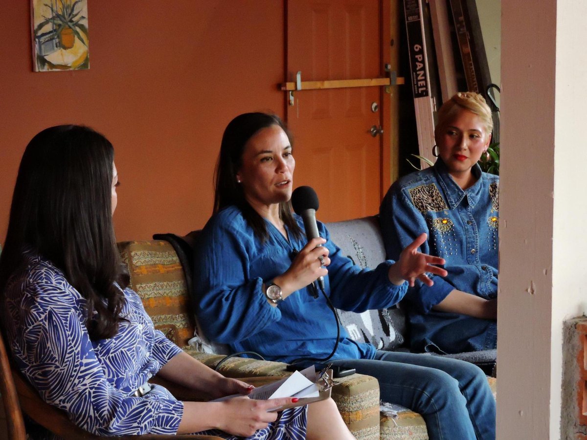 kristianfortx's tweet photo. Had the honor of moderating @GinaOrtizJones’ fireside chat on child care, education, and what it means to lead the 7th largest city—especially for women and families.
Grateful to Olivia Ortiz for hosting us on the Southside, surrounded by powerful mujeres.
#GinaForMayor https://t.co/7evJA4pbA2
