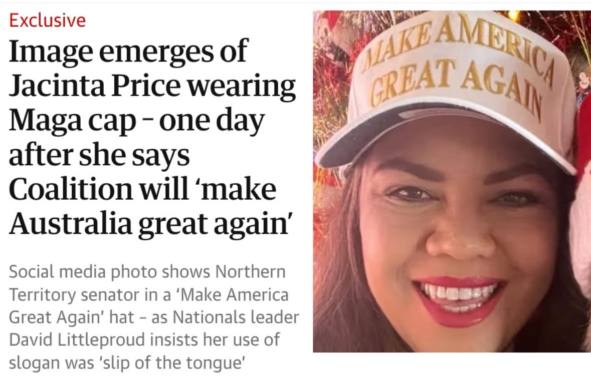 14 times done for wrongly spending tax payer money - and wants to be DOGE in Australia. 

Good to see her true colours coming through before the election.