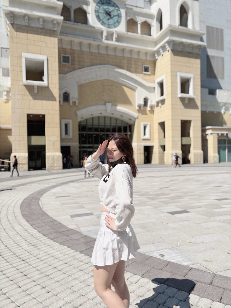 今天的太陽真的在考驗人，穿這樣還是被曬成烤地瓜～🥵 https://t.co/B09x71y6fV