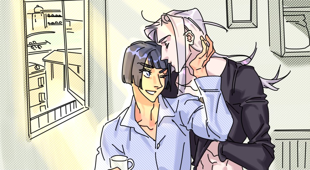 ナポリの朝💜💙
#アバブ #abbabru #アバブチャ #JJBA
