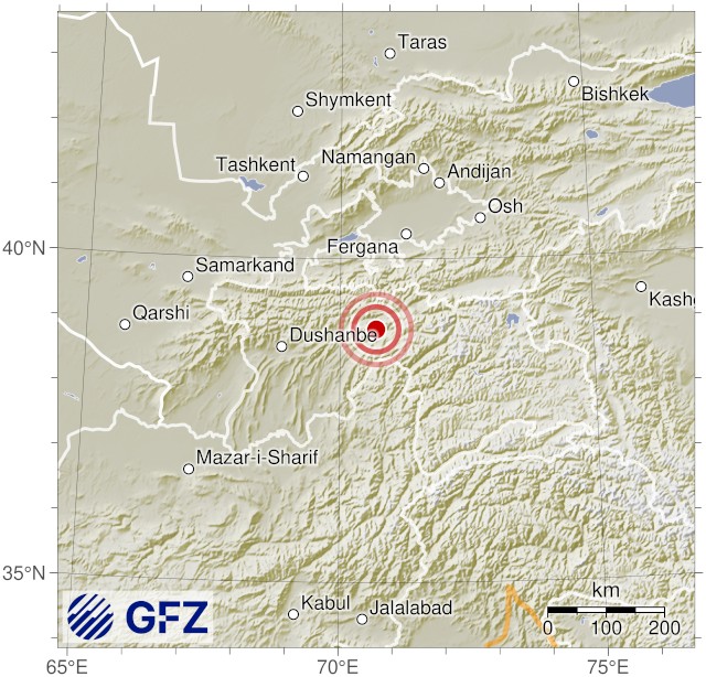 13-4-68

11:24 แผ่นดินไหวขนาด 5.9 ลึก 10 กม.พิกัด 70.71°E 38.91°N ประเทศทาจิกิสถาน

geofon.gfz.de/eqinfo/event.p…