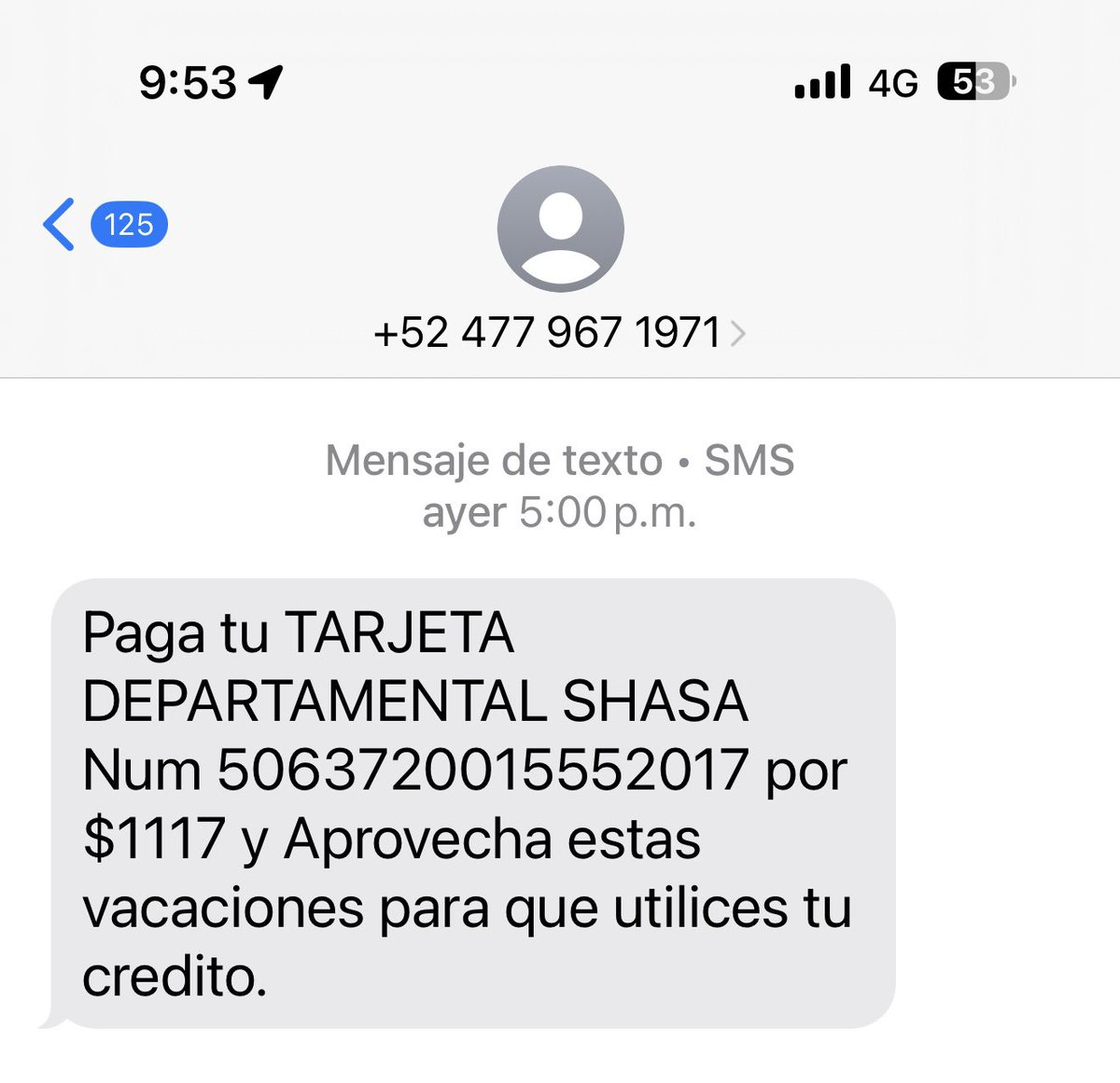 Solo hoy he recibido más de 60 llamadas de <a href="/Shasa_brand/">Shasa✨</a> para cobrarle a una persona que NO CONOZCO!  Y tampoco entienden que no soy #AdrianaDiosadad y que mi número lo tengo hace más de 20 años por lo que no hay posibilidad de que mi número haya sido de esa persona. 
Hace meses
