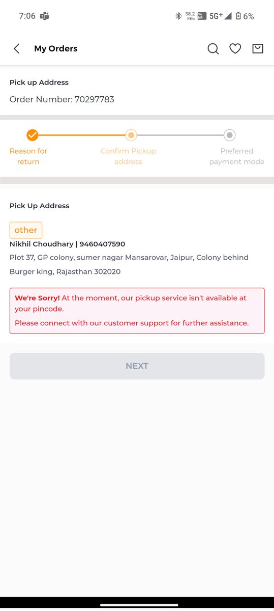 nikiamb2's tweet photo. @bewakoof @jagograhakjago 
Bewakoof people, are you really bewakoof?
I mean you guys are delivering me the product at my address, you are exchanging the product on same address. But when it comes to return, you guys are bullshitting me that you can't pick up on my address. SCAM! https://t.co/Rs4AZvBEWN