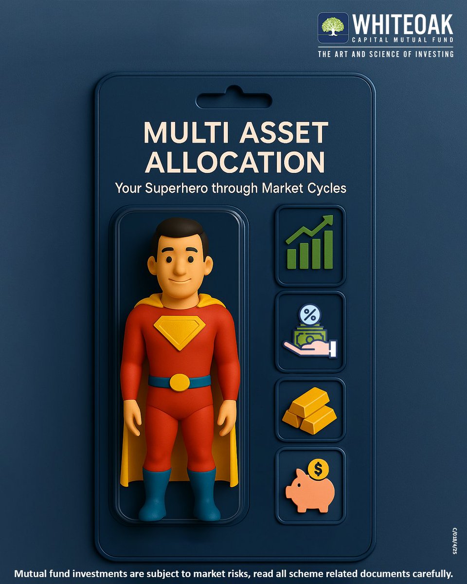 WhiteOakCap's tweet photo. Be the superhero through market cycles—unlock your potential with Multi-Asset Allocation.

#ActionFigure #WhiteOakCapital #MultiAssetAllocation #MutualFunds https://t.co/YRTYEmLlDW