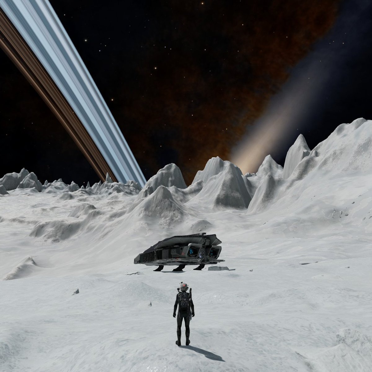 BoyOfTheEnders's tweet photo. "We are all just travelers, passing through the light, some of us just like to stay a little longer to watch it dance." - CMDR BoyOfTheEnders #EliteDangerous #GalacticWanderer #SciFiAesthetic #ItsTheJourney #SpacePhotography #VirtualExplorer #VirtualPhotography #Just #Space #Dust https://t.co/aOvCkqqVfA