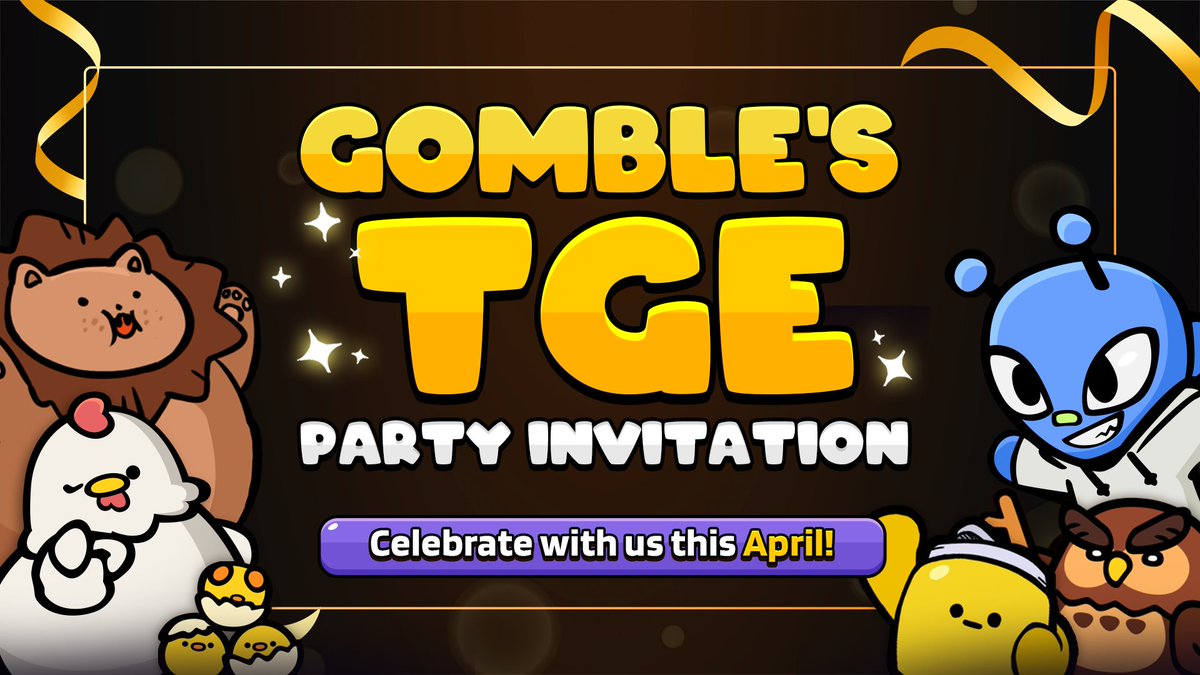 Mohan02083608's tweet photo. Trending web3 gaming platform coming soon this April,
#gomblegames
TGE Soon this April, join latest event🥰😍
Celebrating this April. https://t.co/vH92hpMPj6