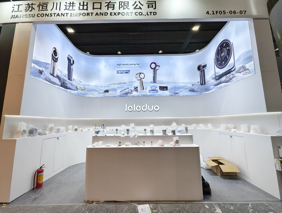 MatthewJin98's tweet photo. Preparing for Canton Fair
Phase 1 Booth No. 4.1F05-06-07
Join us and enjoy the fantasy event.
#CantonFair https://t.co/ar6wbGEo1g